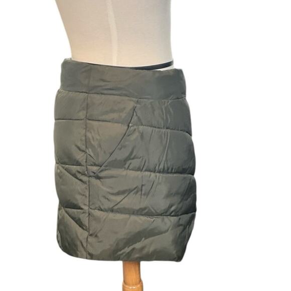ICEBURG Outerwear Puffer Olive Green Skirt Med Pockets Full Zip100% Polyester - Picture 3 of 12